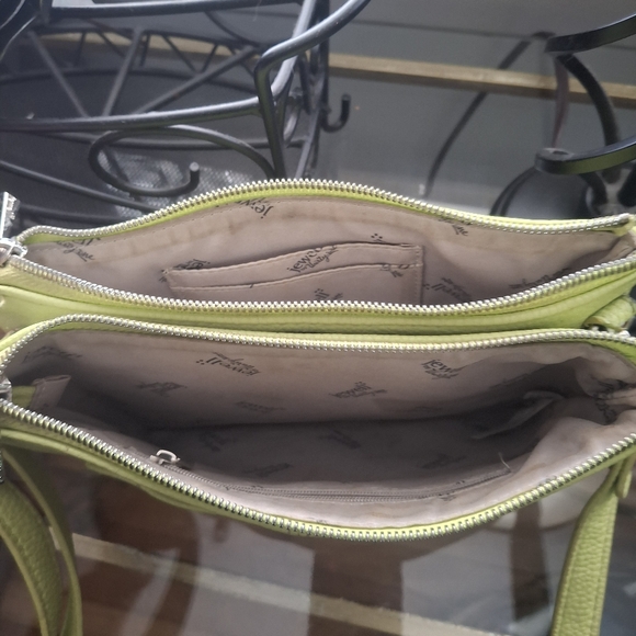 Thirty-One Jewell Lime Green "Street Style" Crossbody Bag - Picture 5 of 9